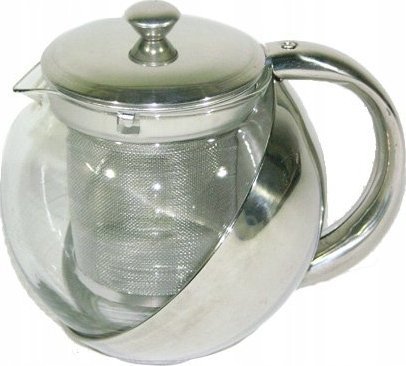 ZAPARZACZ szklany do HERBATY ziół KAWY 500ml 2134