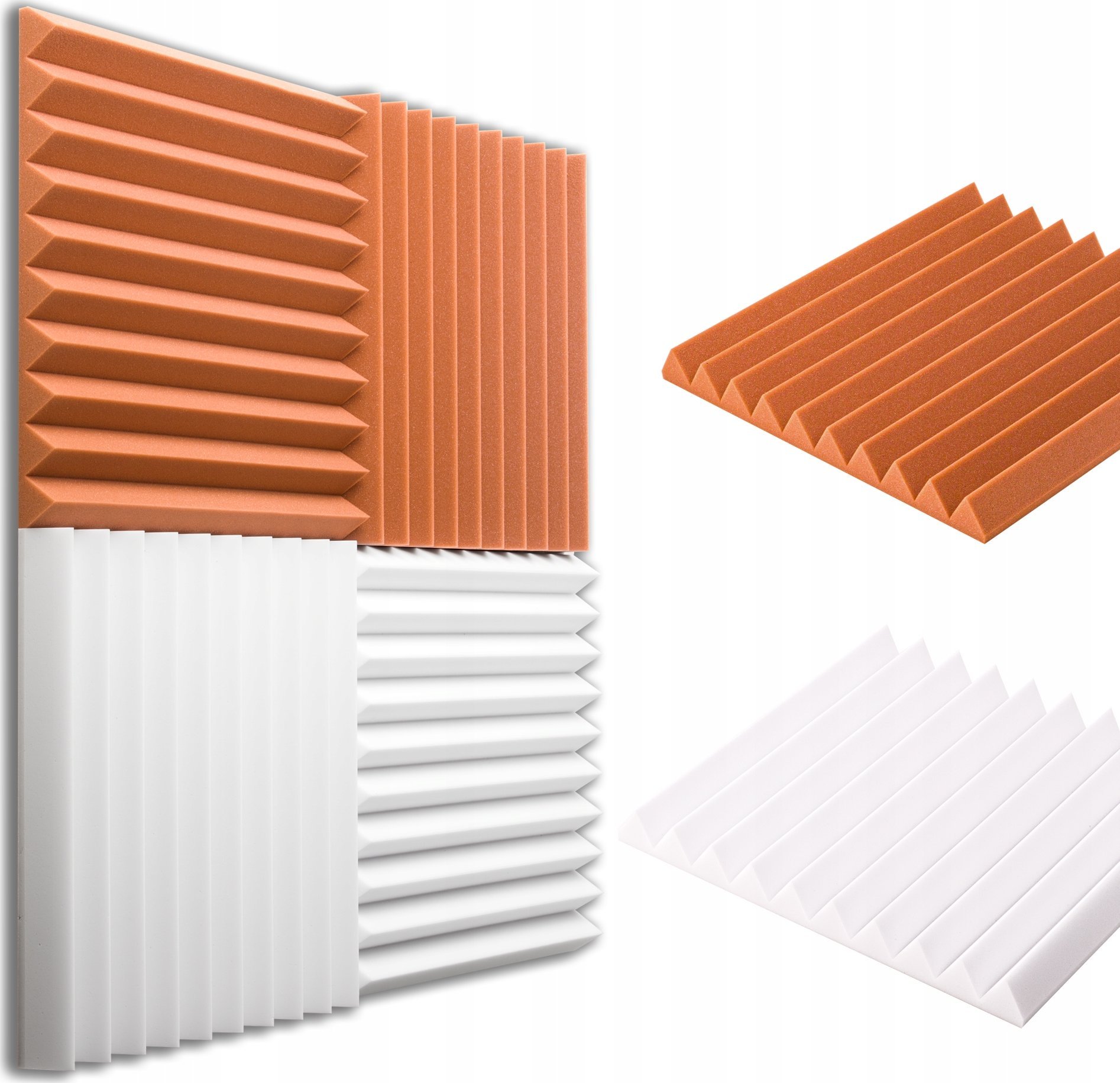 Panel akustyczny na ścianę do pokoju dziecięcego absorber nadmiaru dźwięku 4 szt