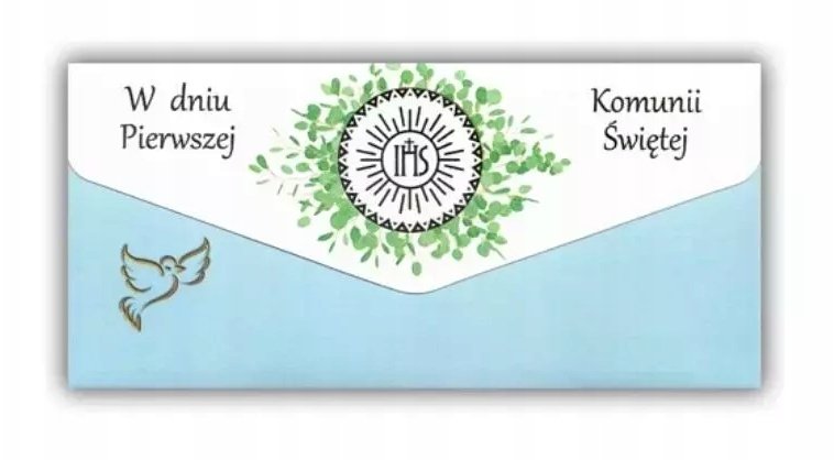 Kartka-koperta Komunia