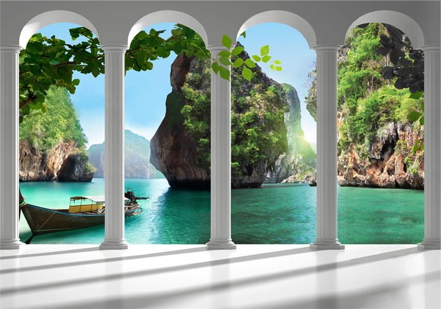 DecoNest Fototapeta - Na tarasie - 300X210