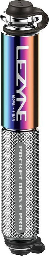 Lezyne Pompka ręczna LEZYNE POCKET DRIVE PRO ABS FLEX 160psi dł.krótka 141mm srebrna neometallic (NEW)