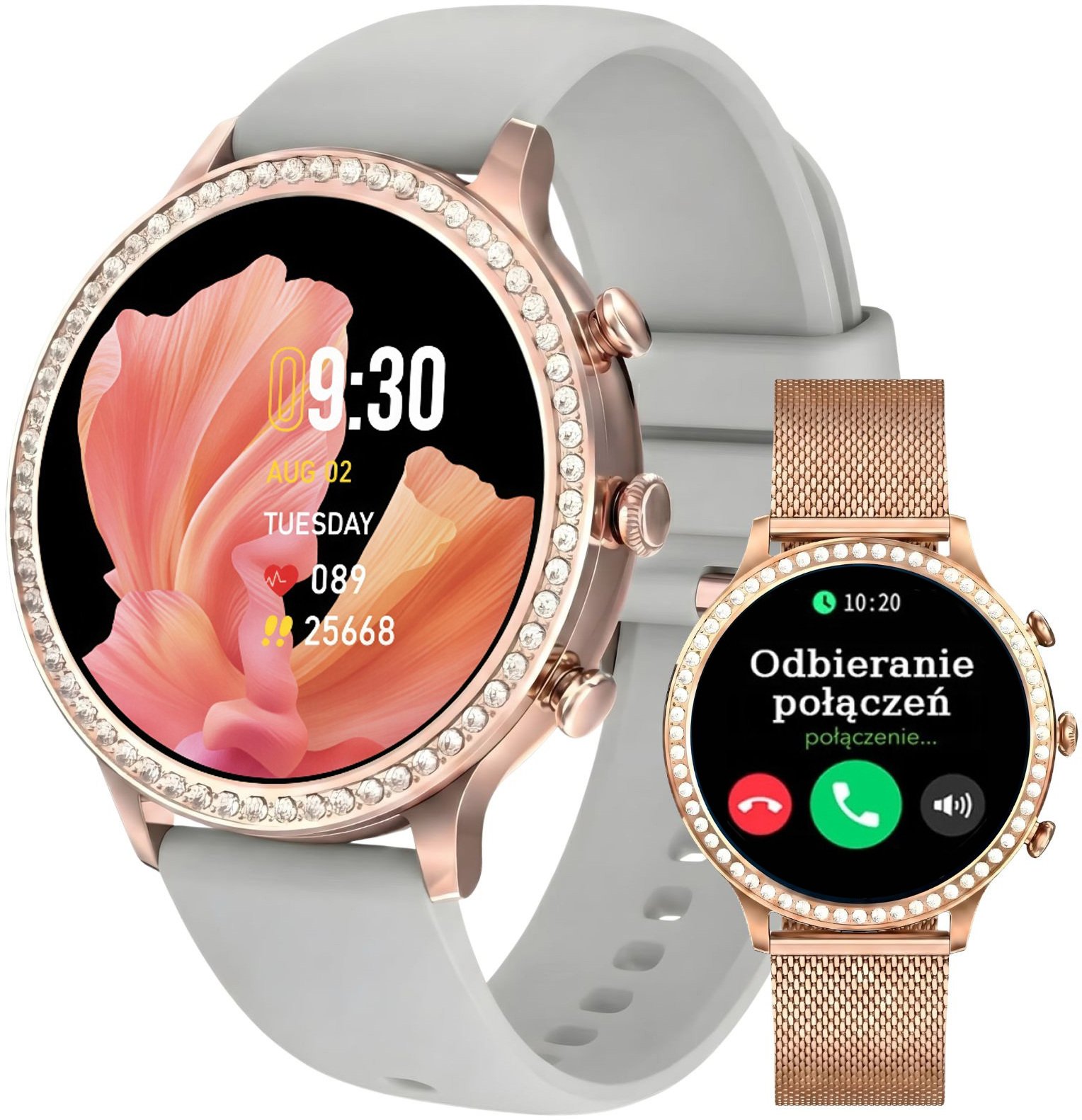 SMARTWATCH Damski Gravity GT5-8 GD/GD/GY