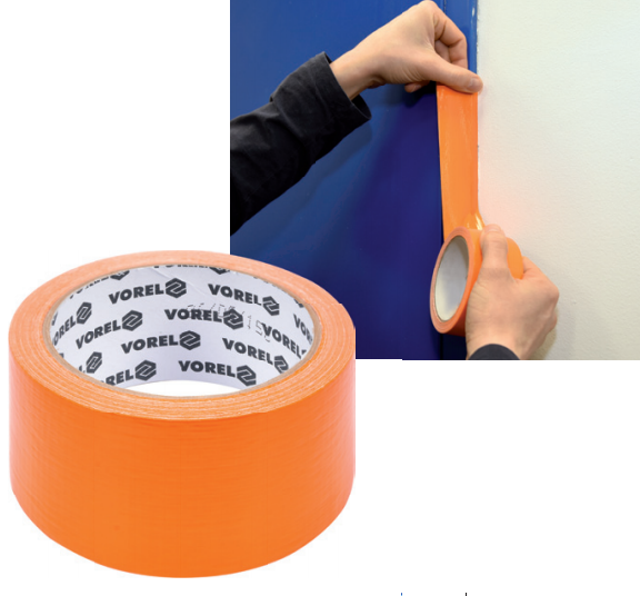 Vorel Taśma tynkarska elewacyjna 48mm/20m pomarańczowa - 75131