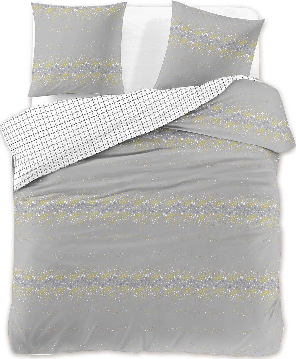 Decoking Pościel Sparkle 230x220 cm + 50x75 cm szara
