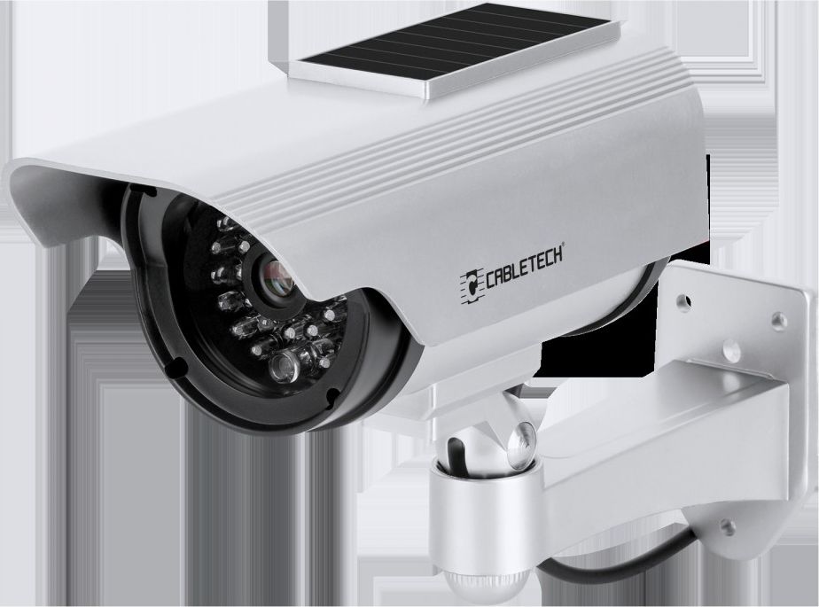 Cabletech Atrapa kamery tubowej solarna z LED DK-12 Cabletech