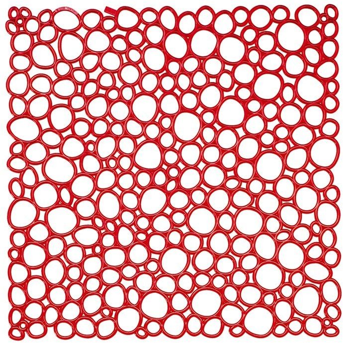 Koziol Panel dekoracyjny Oxygen czerwony 4 szt.