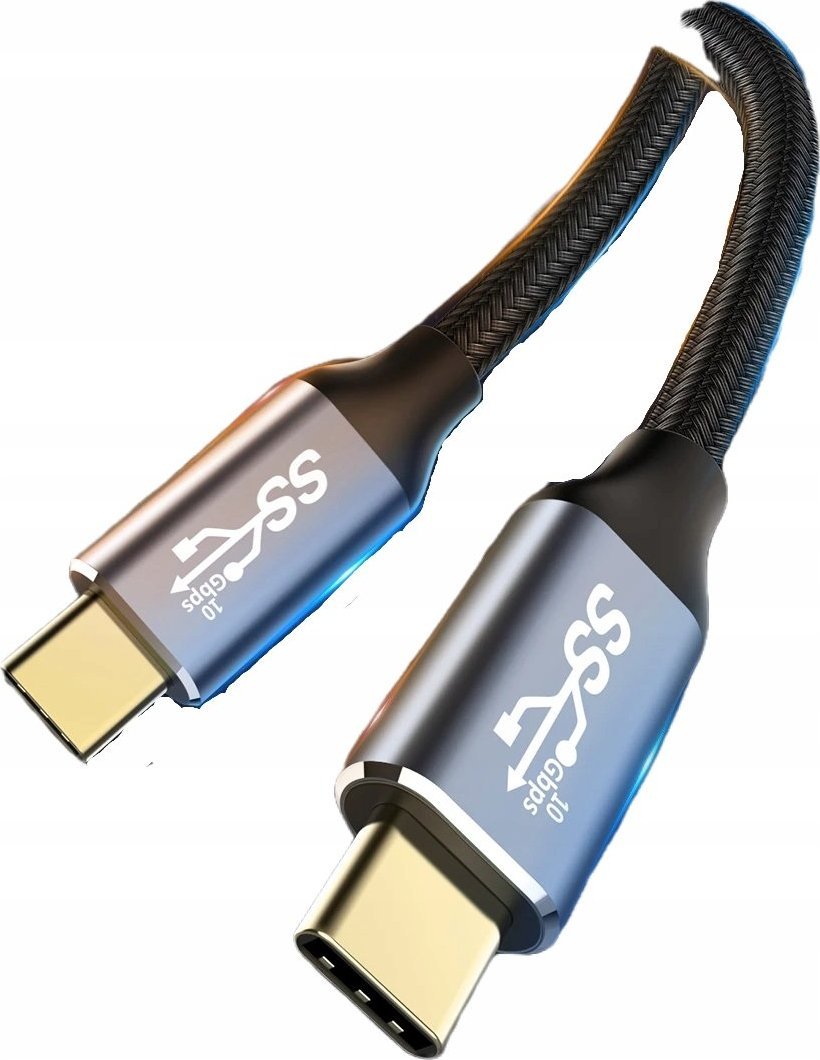 Kabel USB Pawonik USB-C - USB-C 0.5 m Biały