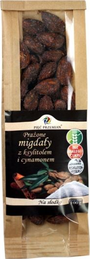 SIMPATICO Prażone migdały z cynamonem i ksylitolem 100g