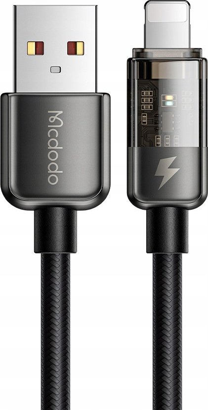Kabel USB Mcdodo USB-A - Lightning 1.2 m Czarny (CA-3140)