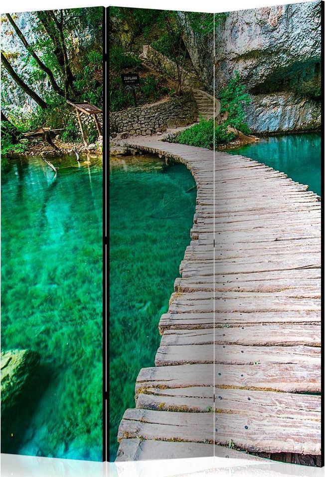 Artgeist Parawan 3-częściowy - Park Narodowy, Jeziora Plitwickie, Chorwacja [Room Dividers] uniwersalny