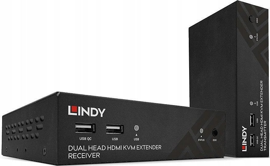 Adapter USB Lindy Adap Lindy Extender Cat6 HDMI USB RS232