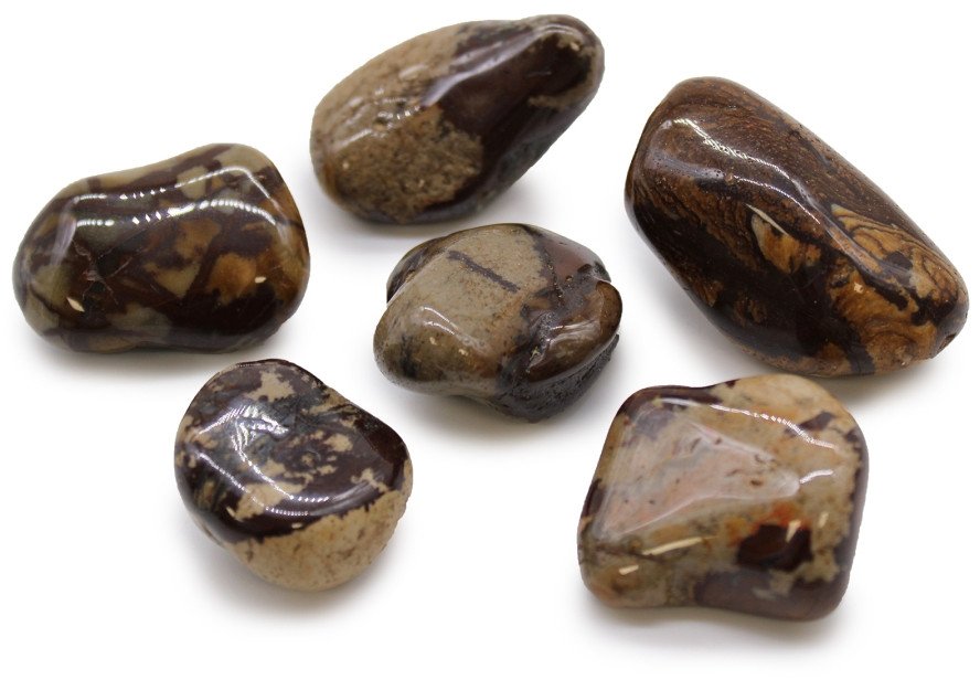 Kamień Afrykański Duży - Jaspis Nguni | 6 sztuk