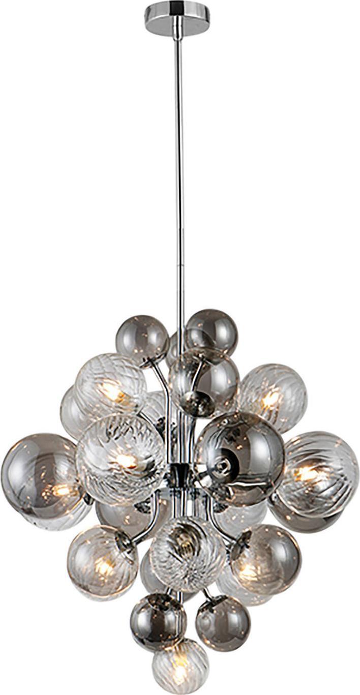 Lampa wisząca Nave Polska LAMPA wisząca SPHERE 7085597 Nave molekuły OPRAWA szklana zwis kulki balls chrom