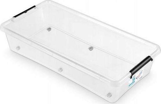 ORPLAST Pojemnik na Kółkach pod Łóżko Organizer z Pokrywką 35l SimpleStore Orplast