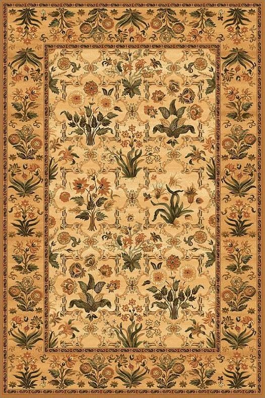 Agnella Białystok Dywan wełniany do salonu OLANDIA Sahara ISFAHAN Prostokąt 240x340 cm