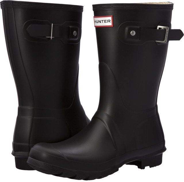 Hunter Kalosze damskie - Women's Original Short - Rozmiar 37 - czarne