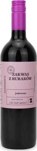 ZAKWASOWNIA ZAKWAS Z BURAKÓW JODOWANY 700 ml - ZAKWASOWNIA