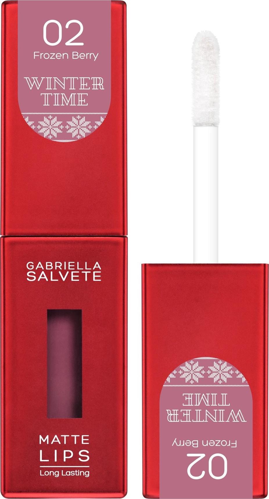 Gabriella Salvete Gabriella Salvete Winter Time Matte Lips Pomadka 4,5ml 02 Frozen Berry