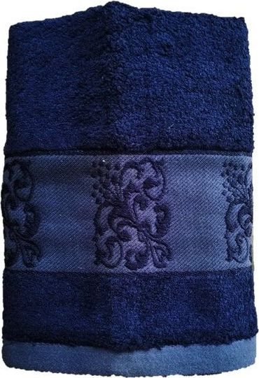 JAHU Ręcznik Ankara - ciemny niebieski 50x100 cm