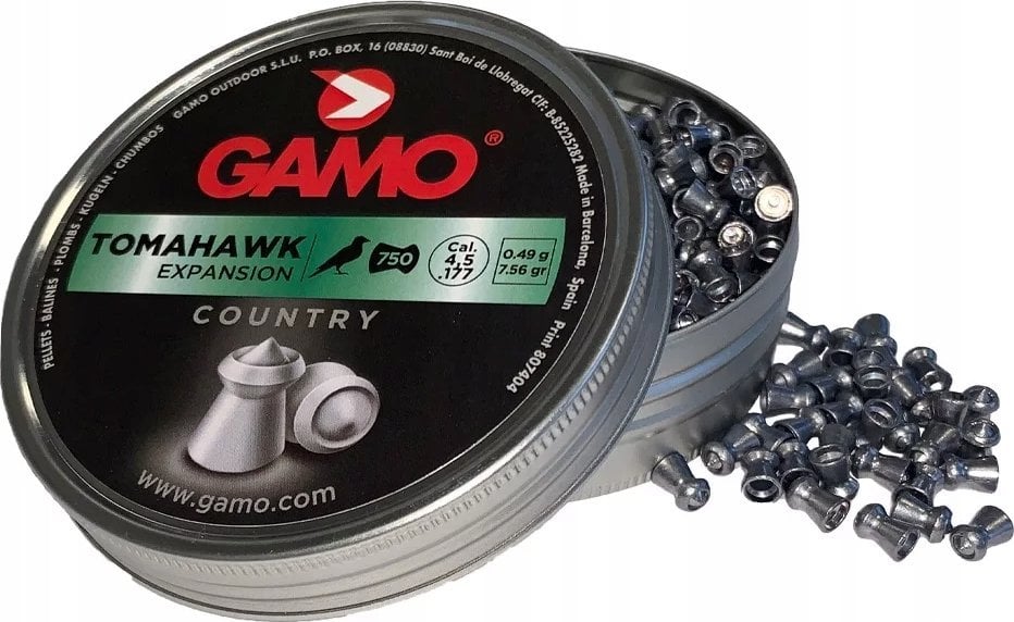 Gamo Śrut Gamo TOMAHAWK kal. 4,5mm - 750 szt.