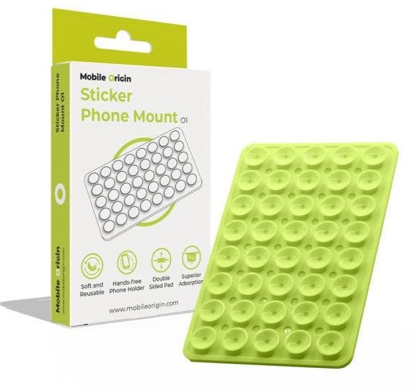 Mobile Origin Sticker Phone Mount O1, green