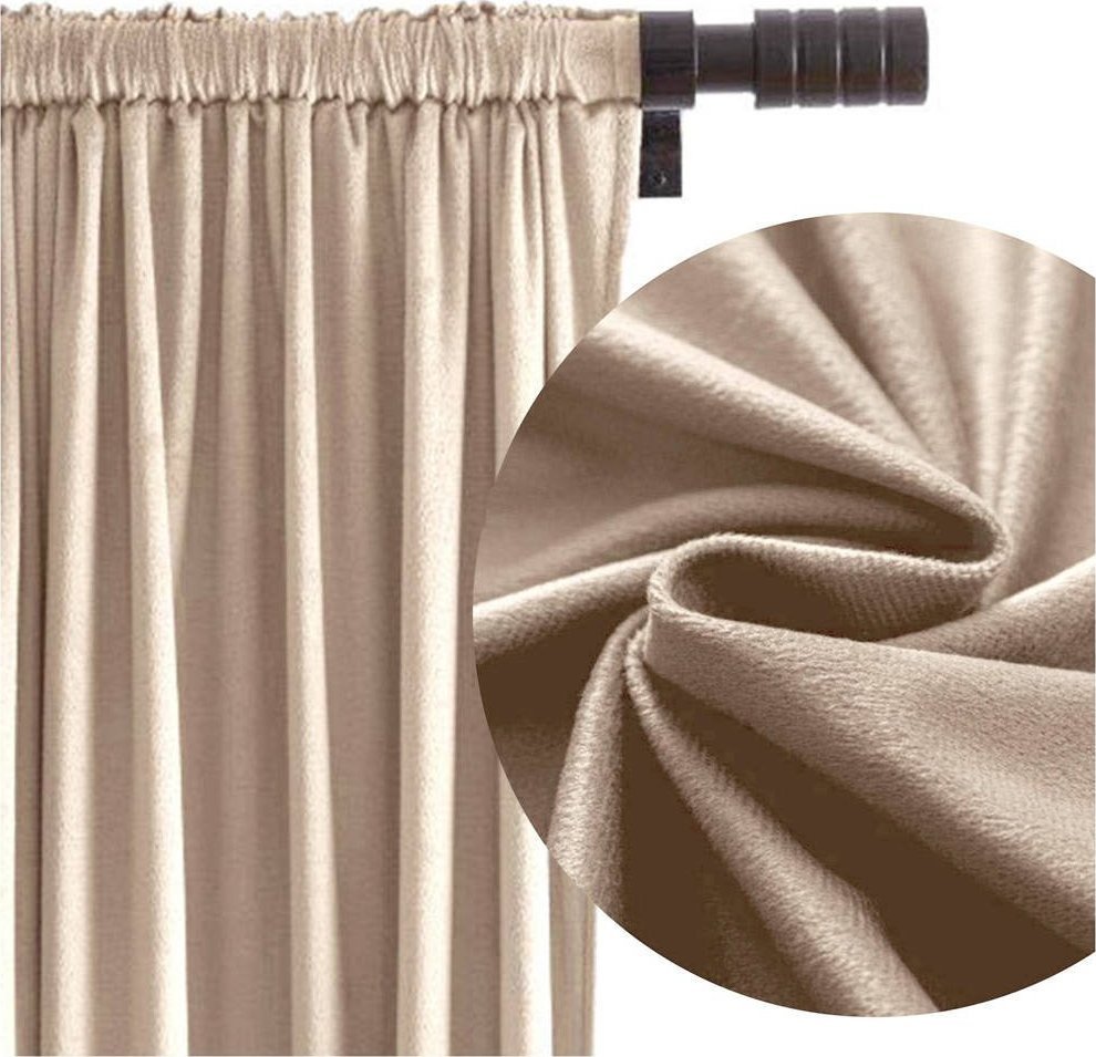 LOZKOHOLICY.PL Sp.z o.o. Sp. K. Zasłona 140 x 270 Taśma Tunel Velvetowa Giorgia 04