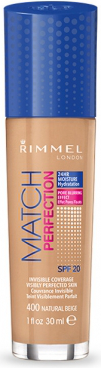 Rimmel Podkład Match Perfection nr 400 natural beige 30ml