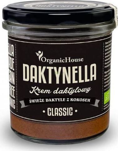 Organic House Daktynella Classic krem daktylowy BIO 280 g OrganicHouse