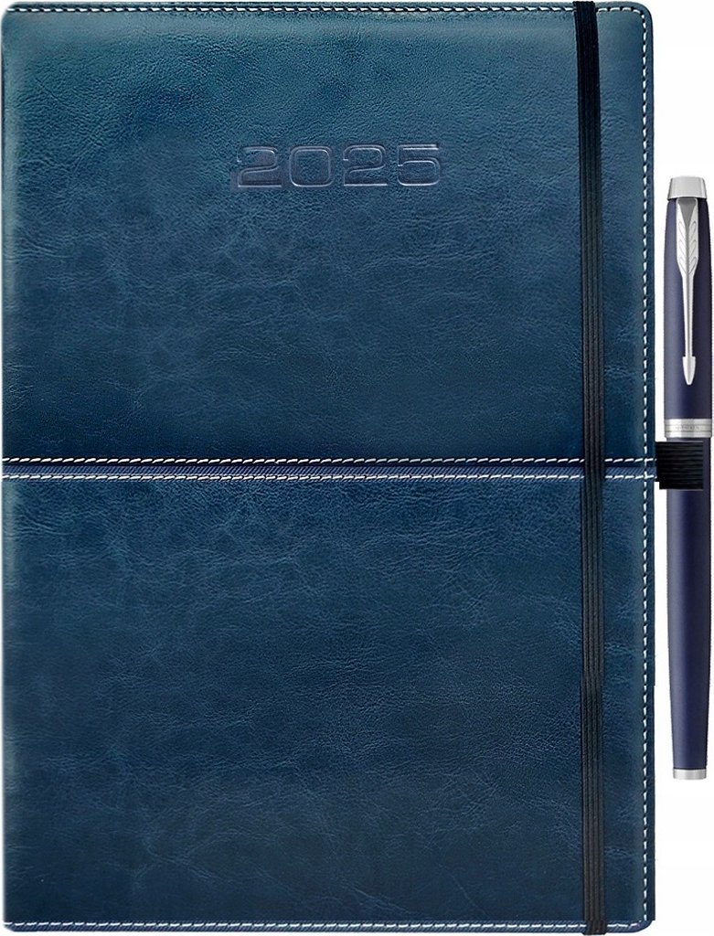 KALENDARZ KSIĄŻKOWY A4 TYGODNIOWY VIP 2025 WZORY PRAKTYCZNY NOTATKI