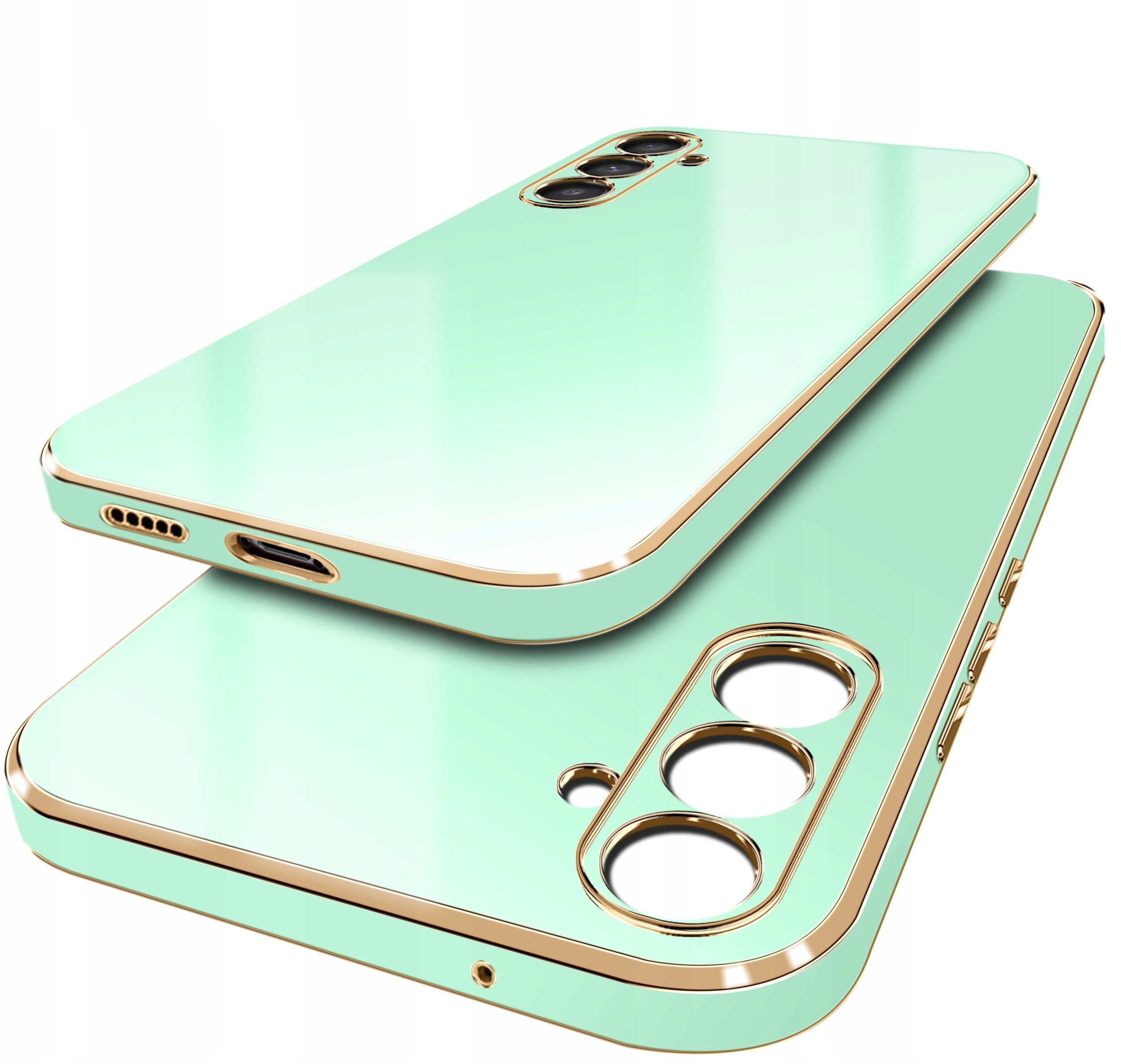 Etui do Samsung A56 5G SILIKONOWE ELEGANCKIE SLIM + Szkło 9H