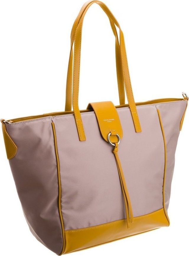 David Jones Torebka shopperka A4 David Jones CM5708 beżowa