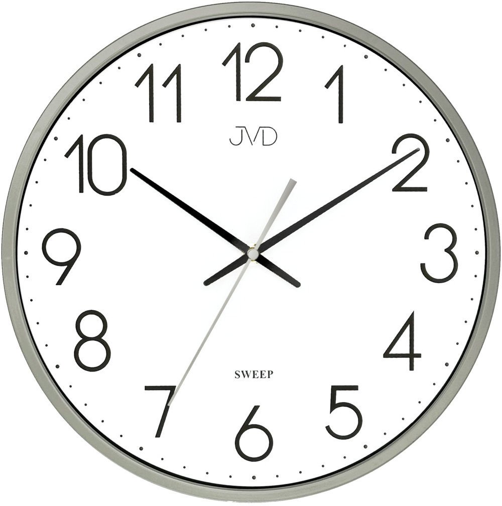 JVD Zegar ścienny HX8016.5 szary 30 cm .
