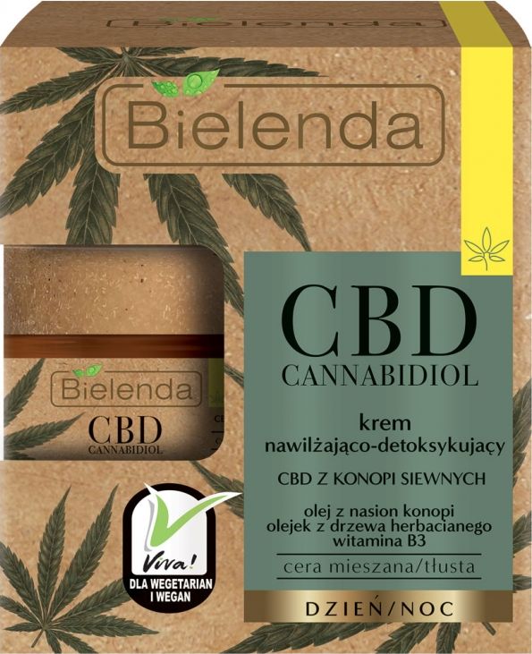 Bielenda Krem do twarzy CBD Cannabidiol nawilżająco-detoksykujący 50ml