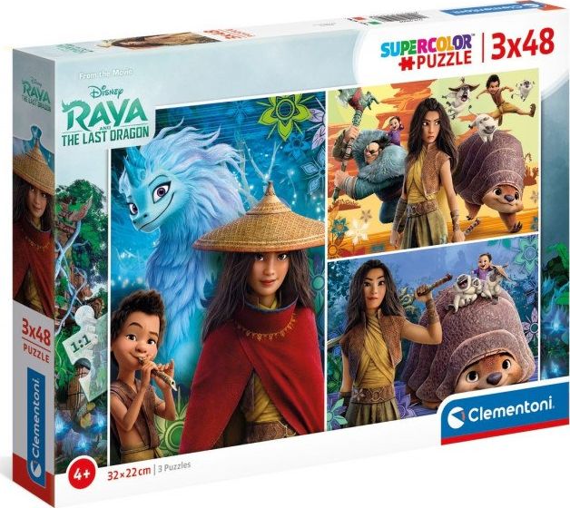 Clementoni Clementoni Puzzle 3x48el Raya 25259