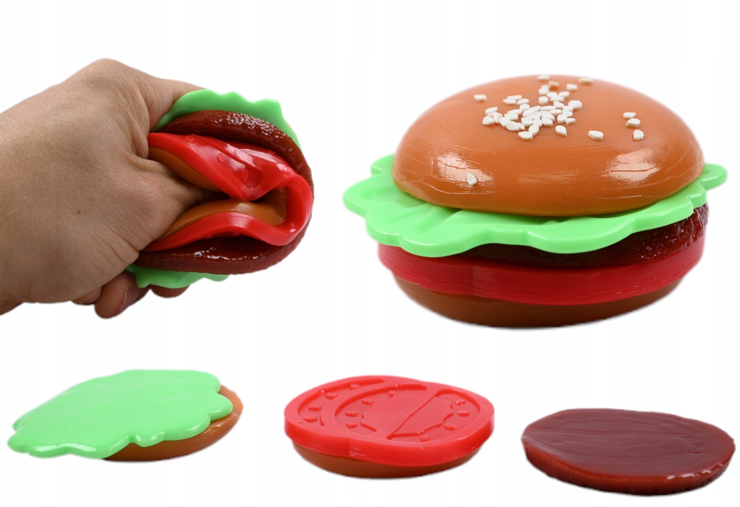 Zabawka gniotek hamburger D45402 78840