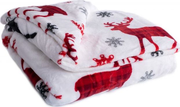 JAHU Koc z mikrofibry 150 x 200 cm - Jeleń