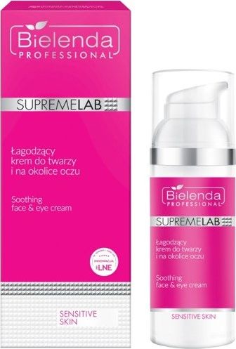 Bielenda SupremeLab Sensitive Skin łagodzący krem do twarzy i na okolice oczu 50ml