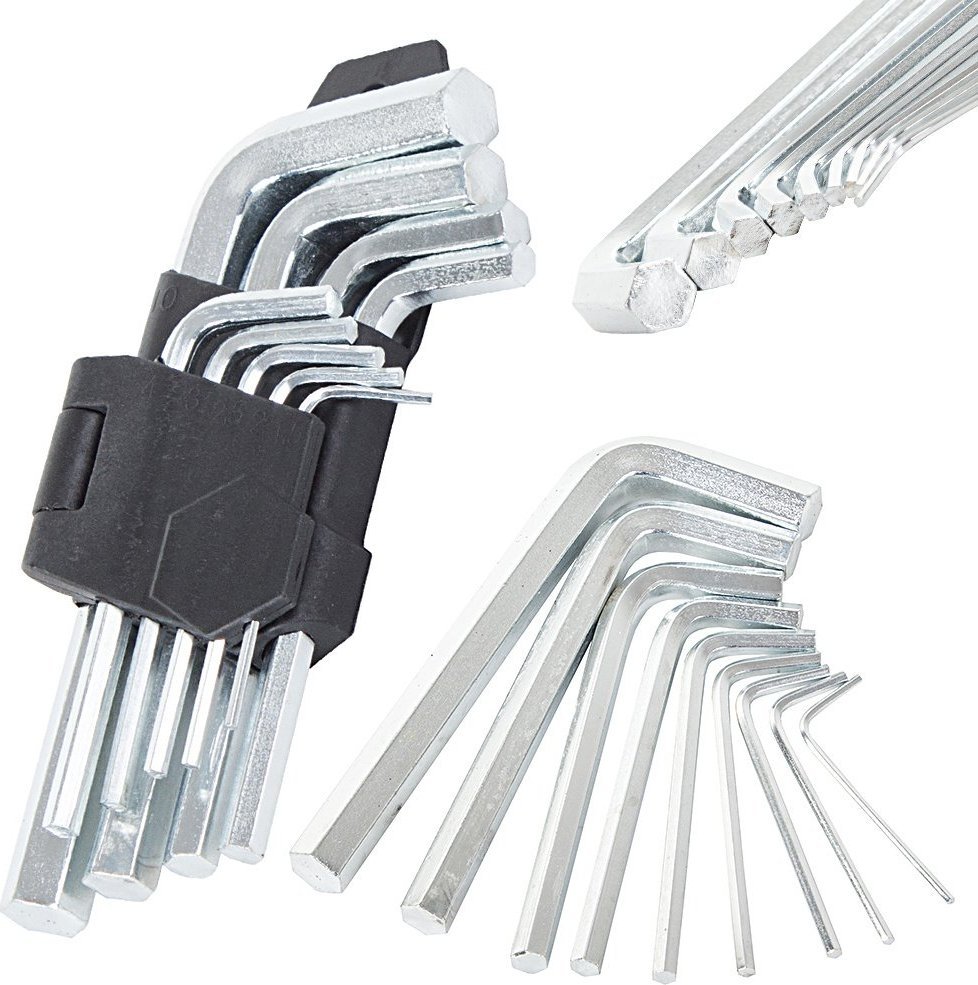 Verk KLUCZE IMBUSOWE IMBUSY 1,5-10 9 el ZESTAW KLUCZY