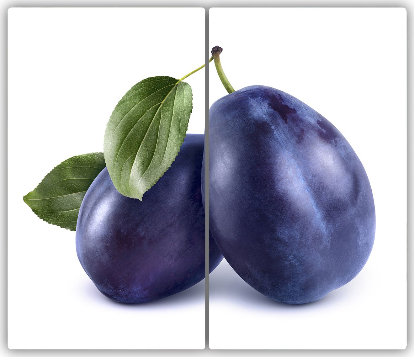 Deska do krojenia Tulup szklana Śliwki 1 52x30cm 2szt.