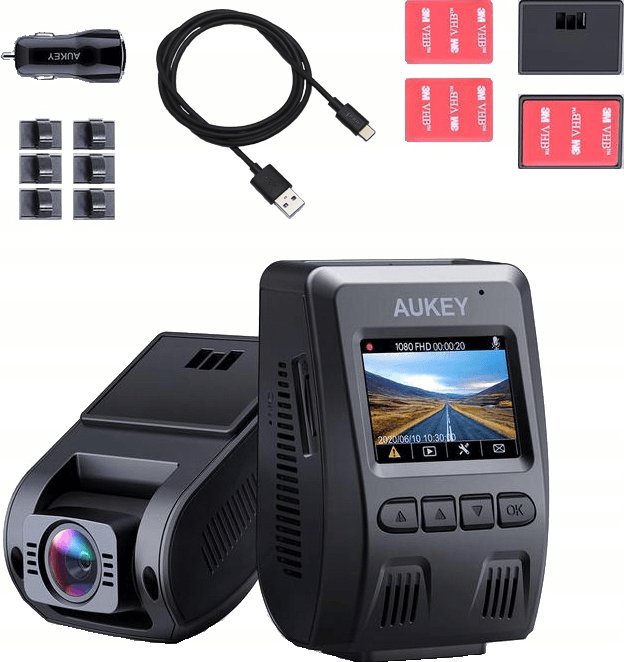 Wideorejestrator Aukey Wideorejestrator kamera samochodow AUKEY DR02