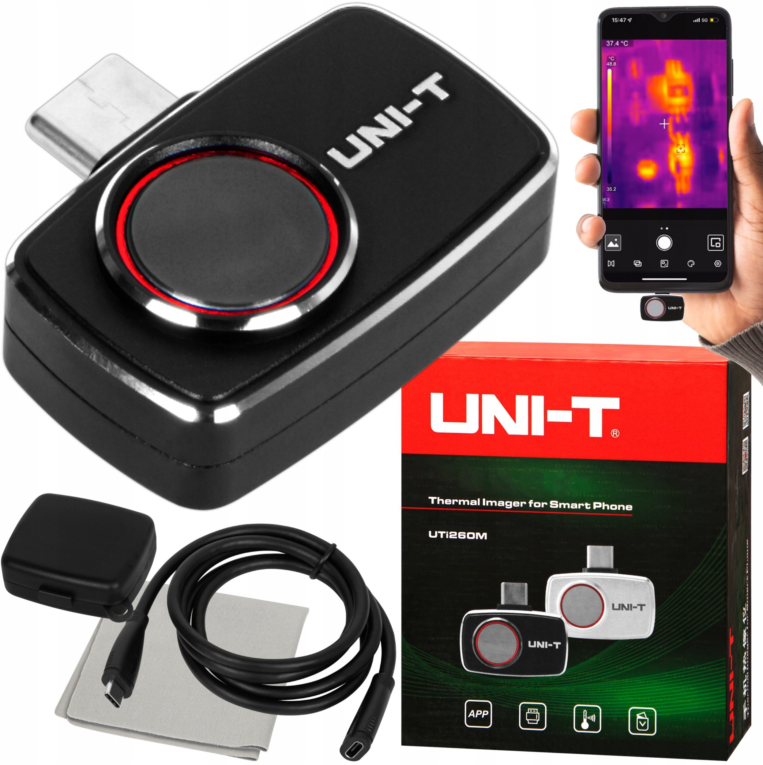 50-246# Kamera termowizyjna uni-t uti260m