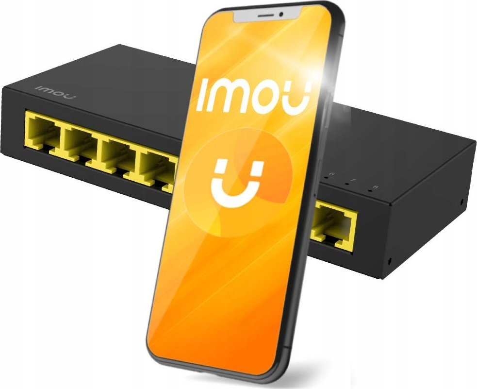 Switch IMOU Switch Imou 8-portowy SG108 metalowa obudowa