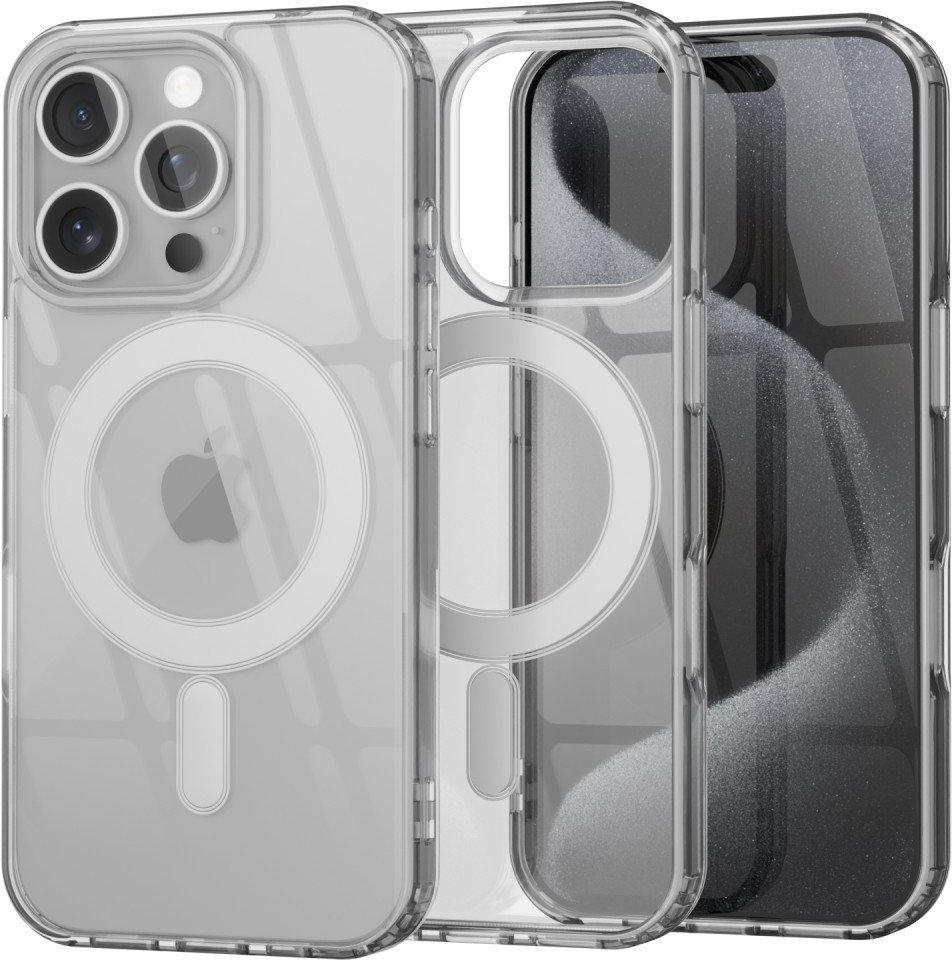 Etui Supero TPU Acrylic z MagSafe do iPhone 16 Pro Max, przezroczyste