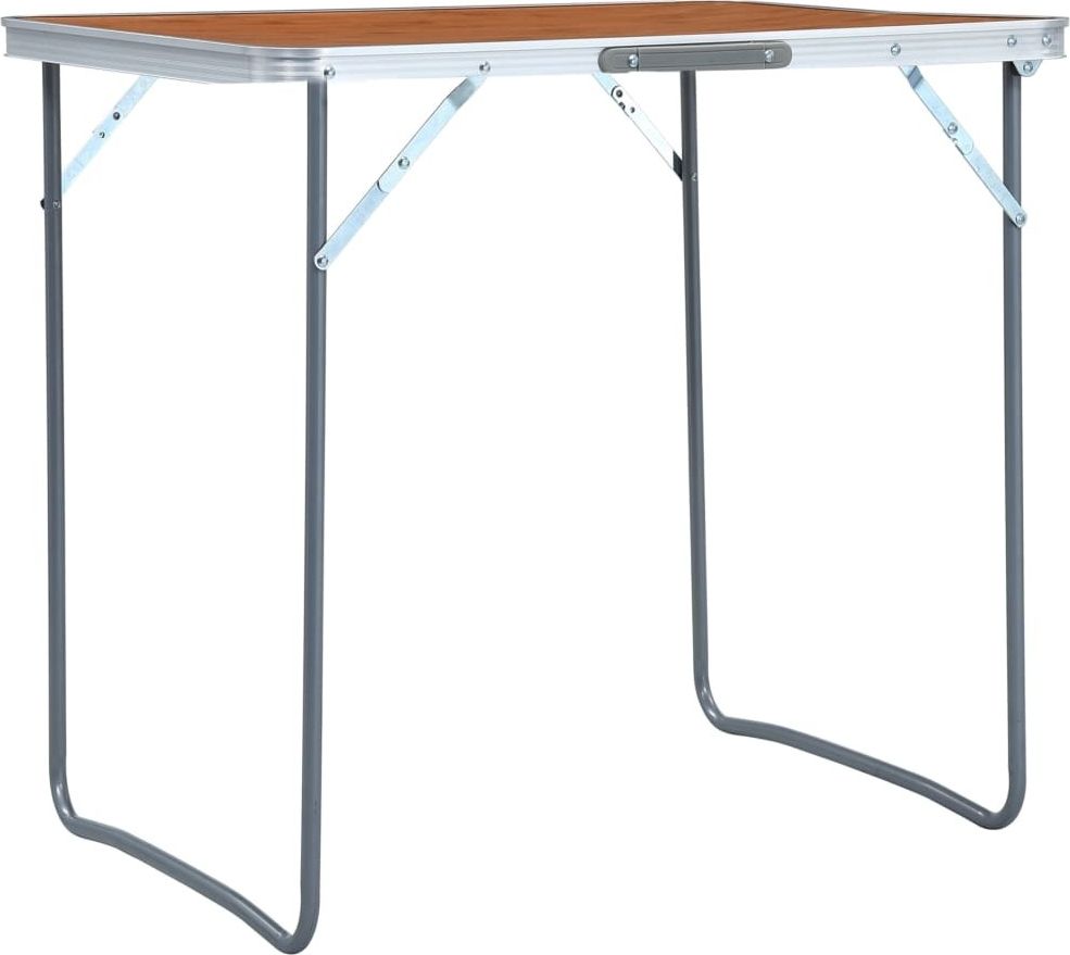vidaXL Stolik turystyczny składany aluminiowy 60x45cm