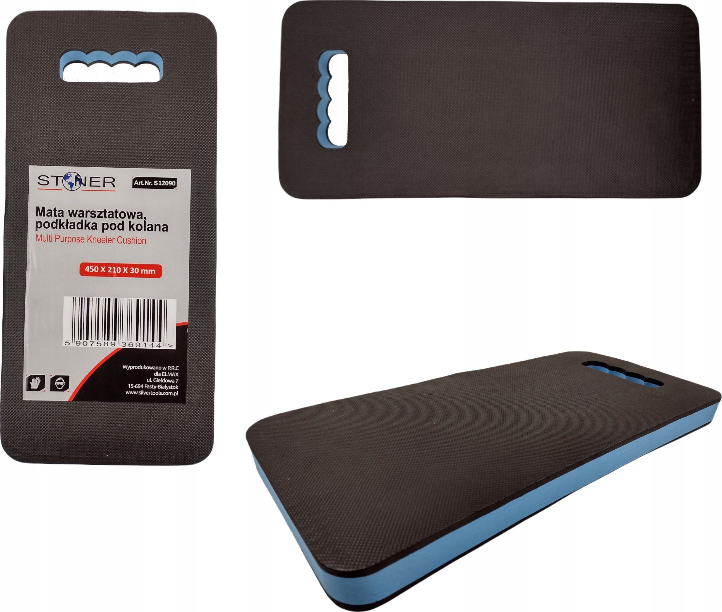 Silver MATA WARSZTATOWA 450x210x30mm SILVER