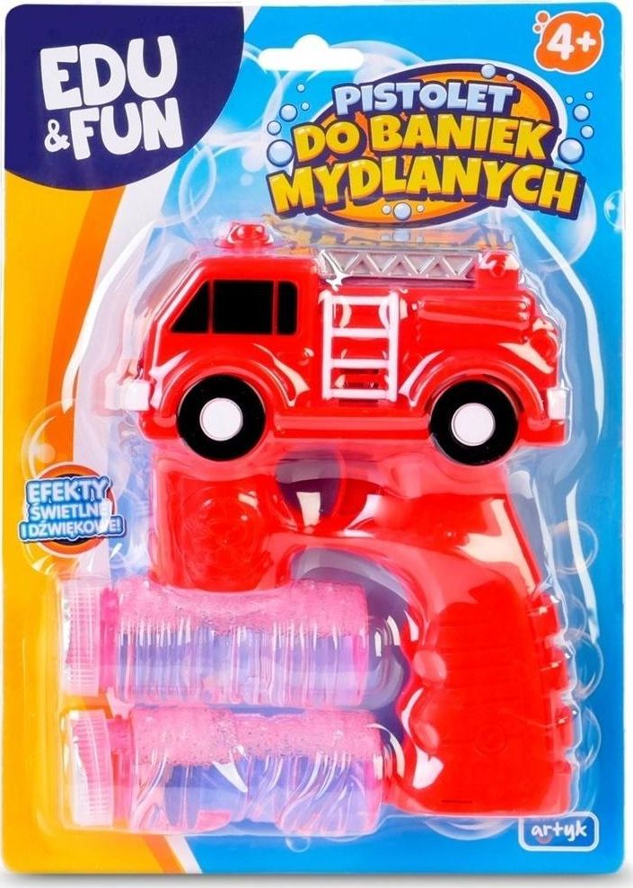 Artyk Pistolet do robienia baniek mydlanych Straż