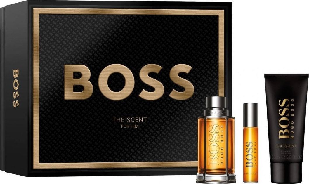 Hugo Boss Hugo Boss The Scent For Man EDT 100ml + EDT 10ml + żel pod prysznic 100ml