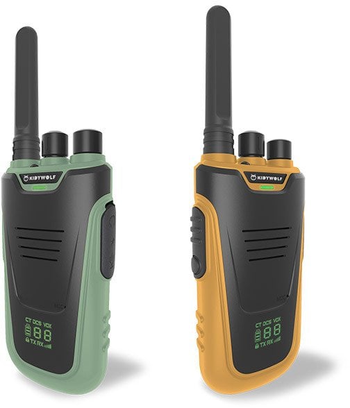 Kidywolf Walkie-Talkies with Torch green/orange