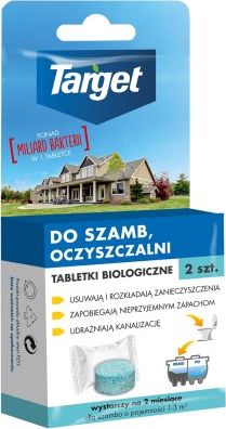 Target Tabletki Biologiczne Do Szamba i Oczyszczalni 2 szt. Target