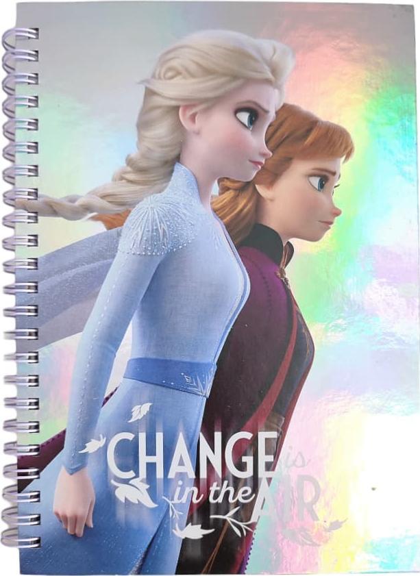 Euroswan Połyskujący notatnik Kraina Lodu metalizowana okładka